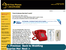 Tablet Screenshot of frillfreephones.com